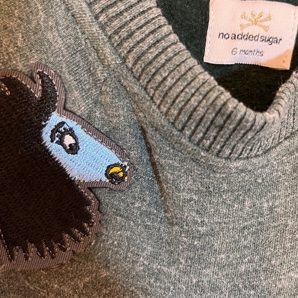 No Added Sugar Horse Patch Sweater - Picture 2 of 2